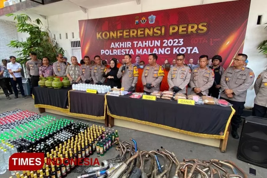Gencar Zero Knalpot Brong, 1.195 Kendaraan di Kota Malang Ditindak Selama 2023