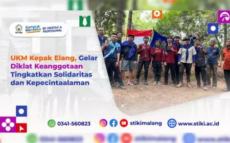 UKM Kepak Elang STIKI Malang Gelar Diklat Keanggotan Tingkatkan Solidaritas dan Kepecintaalaman