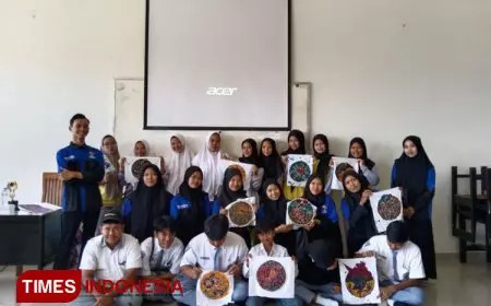 Melestarikan Karya Batik: BSO Sanggar Sedaya Fakultas MIPA Unisma Malang Gelar Pengabdian Masyarakat