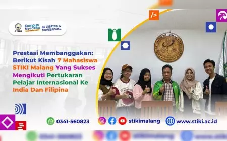 Kisah 7 Mahasiswa STIKI Malang Sukses Mengikuti Pertukaran Pelajar Internasional ke India dan Filipina