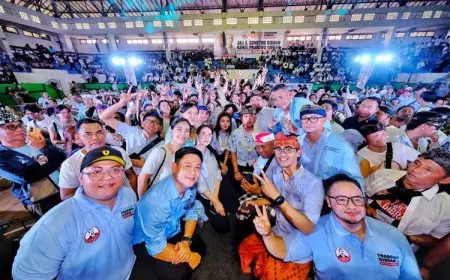 Gibran Apresiasi Deklarasi Semeton Gibran dan Arus Bawah Jokowi Bali, 5000-an Orang Hadir