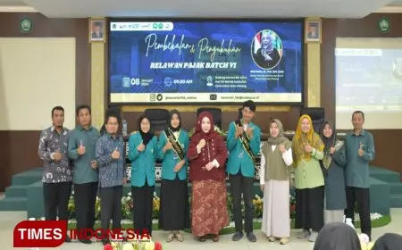 Pengukuhan Relawan Pajak FEB Unisma Malang 2024, Siap Terjun Memberikan Kontribusi Bagi Negara