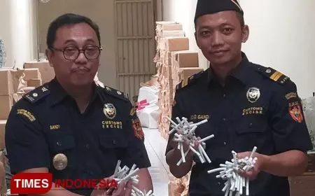 Tim Macan Kumbang Kudus Gagalkan Penyelundupan 32 Ribuan Batang Rokok Bodong