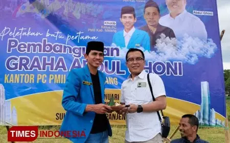 Didukung Alumni, PMII Kabupaten Malang Bangun Pusat Perkaderan Tiga Lantai