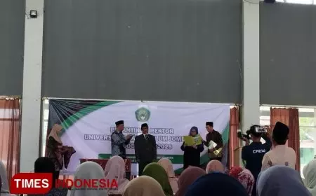 Amir Maliki Kembali Jabat Rektor Undar Jombang, Komitmen Tingkatkan Mutu Akademis