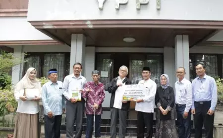 YPPIWM Salurkan Donasi kepada Lazismu Kota Malang untuk Palestina