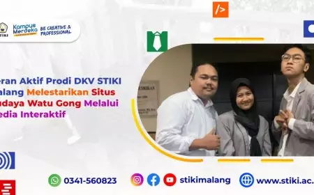 Peran Aktif Prodi DKV STIKI Malang Melestarikan Situs Budaya Watu Gong Melalui Media Interaktif