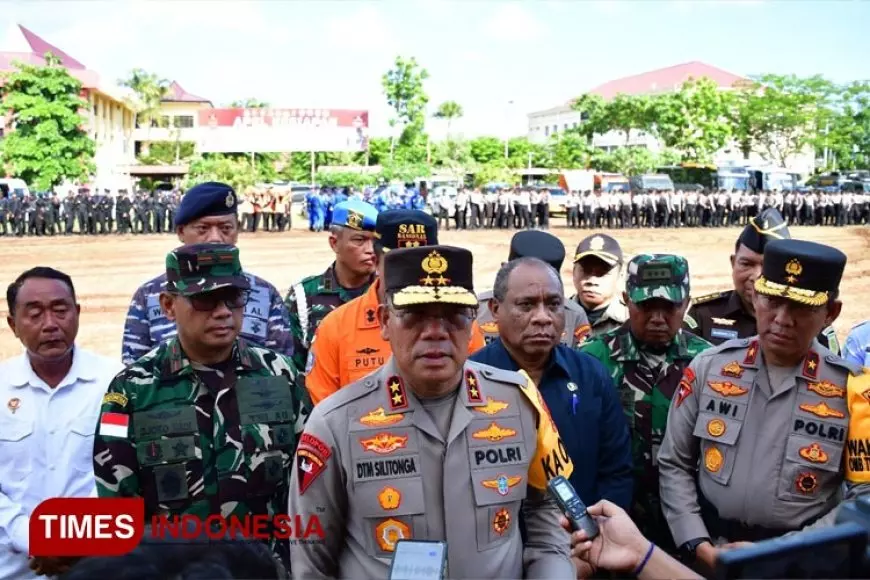 Kapolda NTT Pimpin Apel Kesiapan Penanggulangan Bencana