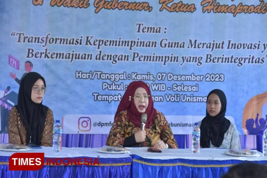 Keseruan Debat Kandidat Visi dan Misi Calon Pemimpin Mahasiswa FEB Unisma Malang yang Berintegritas