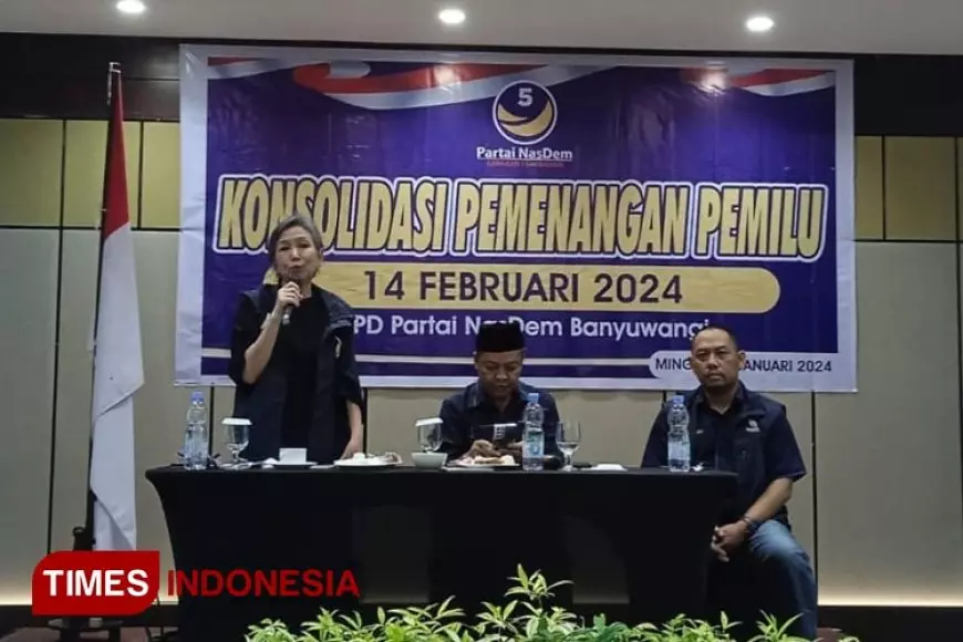 Dapat Siraman Motivasi Bunda Jeanette, NasDem Banyuwangi Optimistis Raih 10 Kursi