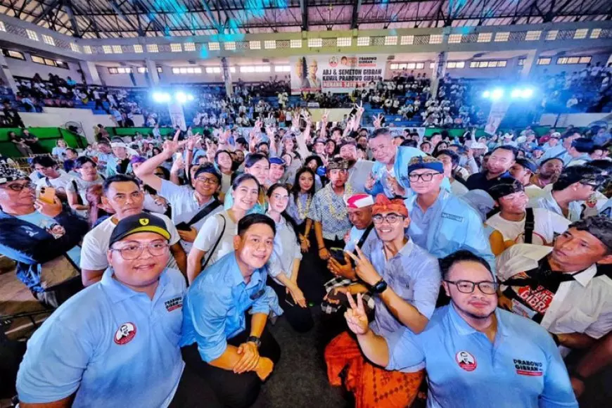 Gibran Apresiasi Deklarasi Semeton Gibran dan Arus Bawah Jokowi Bali, 5000&#45;an Orang Hadir