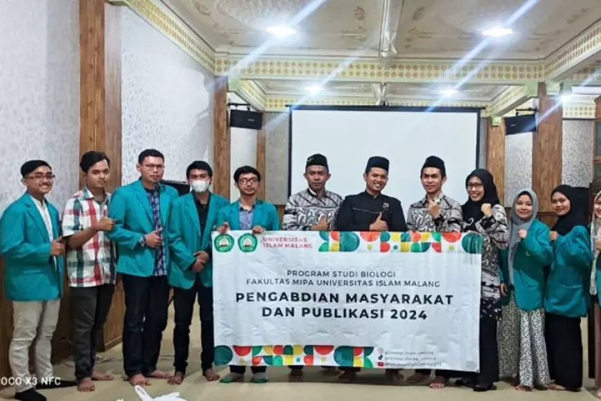 Program Studi Biologi FMIPA Unisma Malang Tanamkan Kebiasaan Mencuci Tangan