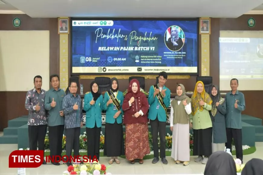 Pengukuhan Relawan Pajak FEB Unisma Malang 2024, Siap Terjun Memberikan Kontribusi Bagi Negara