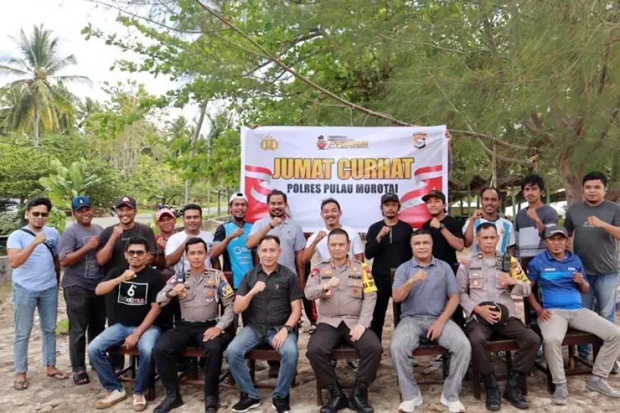 Kapolres Morotai Ajak Jurnalis Berkolaborasi dalam Melayani Masyarakat