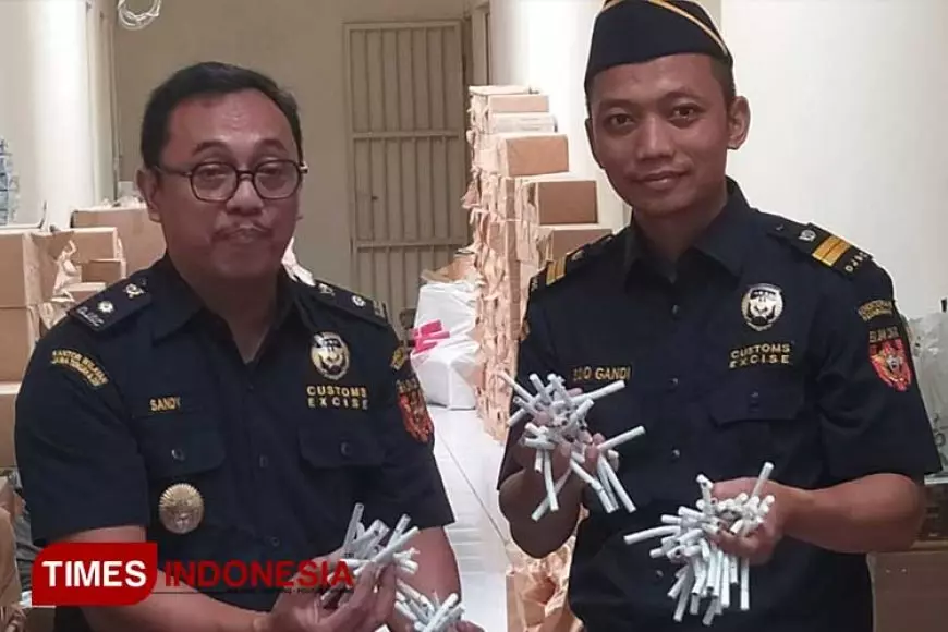 Tim Macan Kumbang Kudus Gagalkan Penyelundupan 32 Ribuan Batang Rokok Bodong