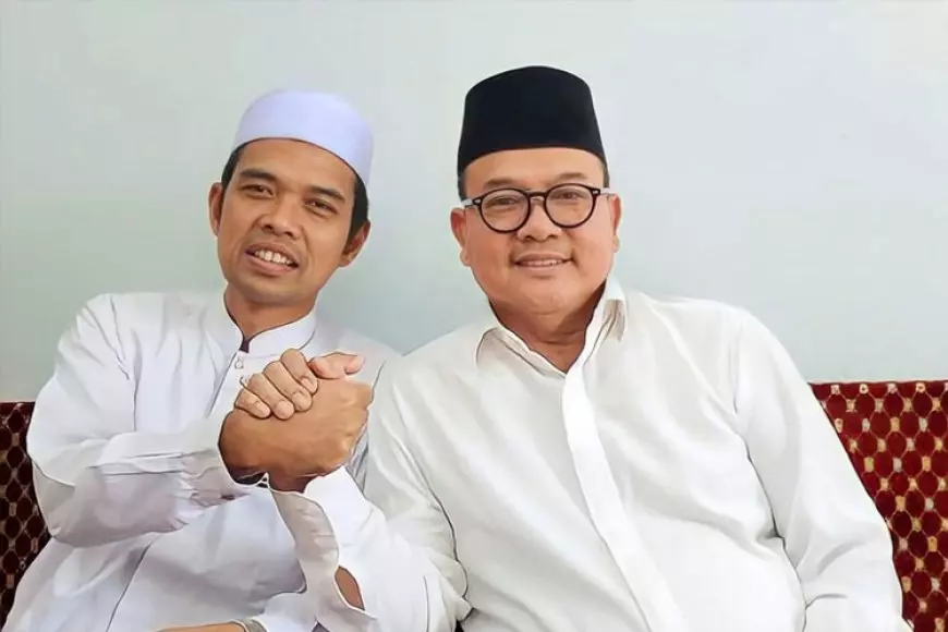 Mantan Gubernur Riau Rusli Zainal Sambangi Ustadz Abdul Somad di Kampar