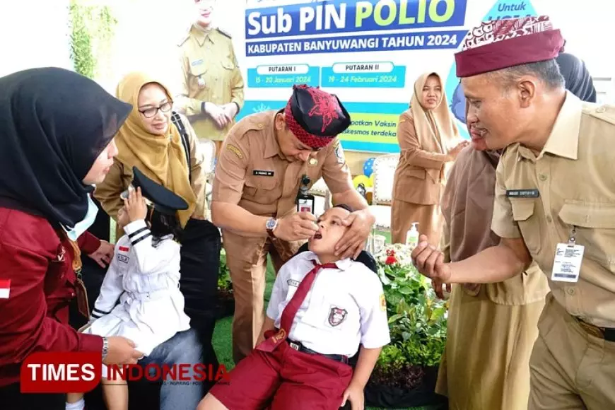 Zero Kasus, Banyuwangi Mulai Gencarkan Vaksin Polio Serentak