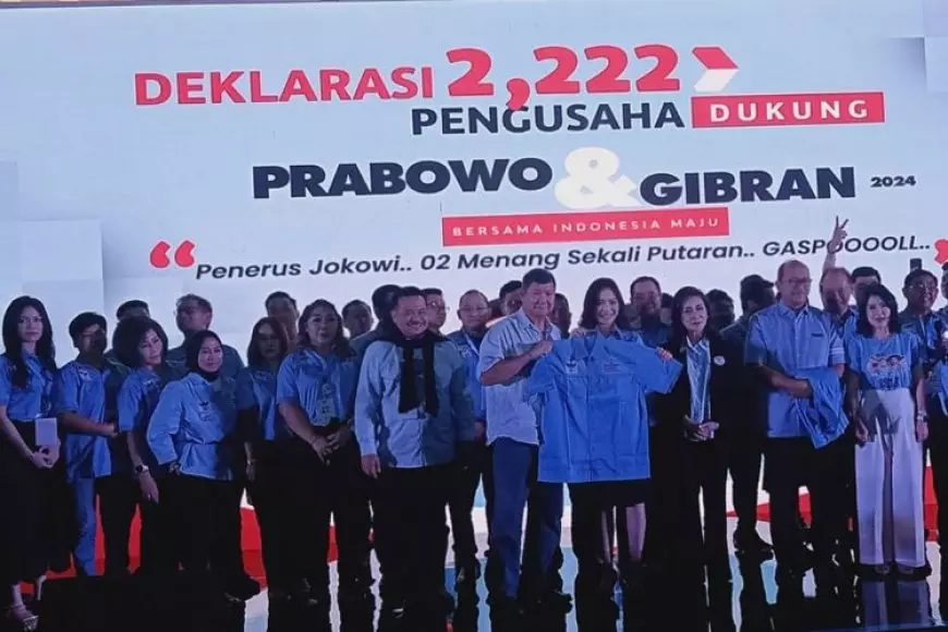 2.222 Pengusaha Bela Bangsa Deklarasi Usung Prabowo&#45;Gibran Menang Satu Putaran