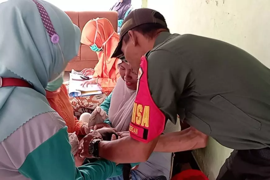 Sukseskan Sub PIN Polio, Kodim 0821 Lumajang Turunkan Babinsa ke 205 Desa