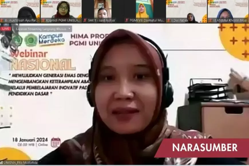 HMP PGMI FAI Unisla Menginspirasi Dunia Pendidikan Melalui Webinar Nasional