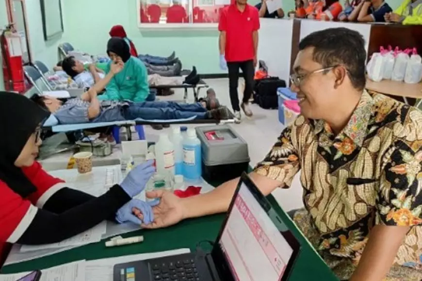 SBI Cilacap Peringati Bulan K3 Nasional dengan Donor Darah 