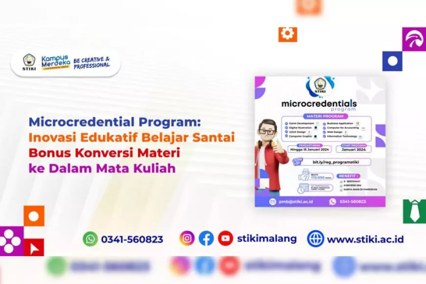 Microcredential Program STIKI Malang: Inovasi Edukatif Belajar Santai Bonus Konversi Materi