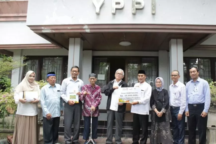YPPIWM Salurkan Donasi kepada Lazismu Kota Malang untuk Palestina