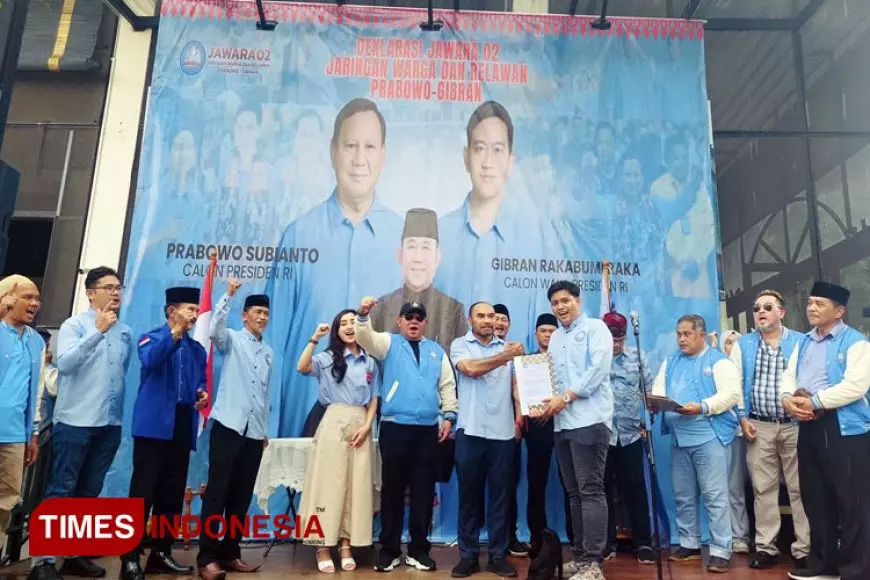 Resmi Tersertifikasi Sebagai Relawan Prabowo&#45;Gibran, Tim Relawan Jawara 02 Siap Meraup Suara di DKI Jakarta dan Sekitarnya