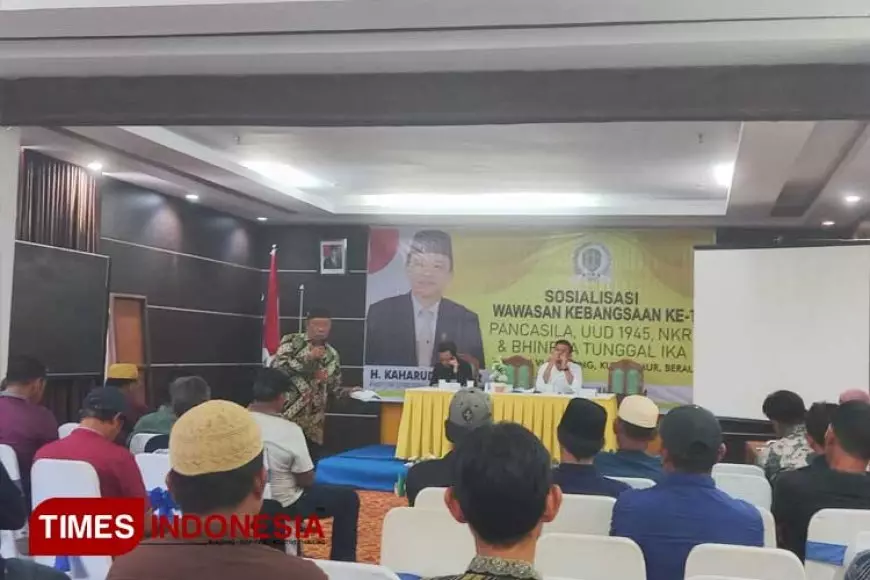 Anggota DPRD Kaltim Kaharudin Jafar Ajak Pemuda dan Tomas Pahami 4 Pilar Kebangsaan