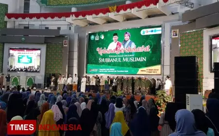 Unisma Bersholawat Bersama Syubbanul Muslimin, Lahirkan Generasi Robbani Berjiwa Qur'ani