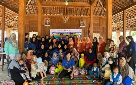 Mahasiswa Unipma Gelar Penyuluhan Gizi dan Pelatihan Pembuatan Menu MPASI di Desa Bajang, Ponorogo