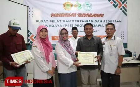 Komitmen pada Petani Muda, Polbangtan Malang dan BBPP Ketindan Resmikan P4S Binaan