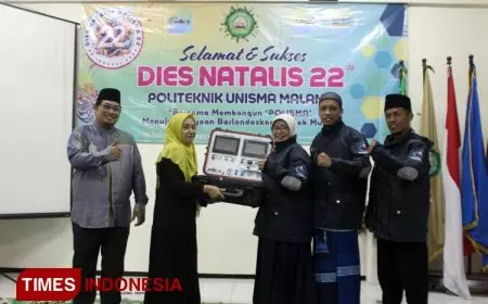 Dies Natalis ke- 22, Tim Matching Fund Polisma Malang Beri Kado Inovasi IoT