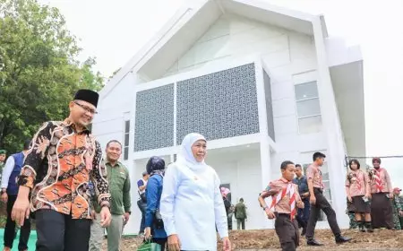 Gubernur Khofifah Resmikan Asrama SMAN 5 Taruna Brawijaya, Membangun Karakter Kepemimpinan Siswa 