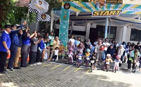 Ketua Umum KORMI Jatim Semangati Para Rider Cilik