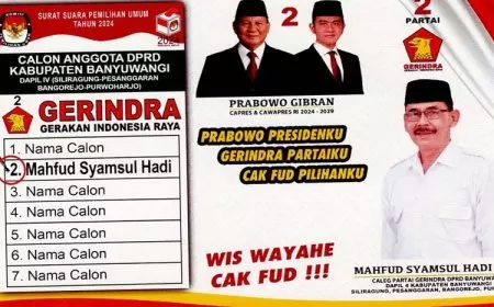 Mahfud Syamsul Hadi Optimis Prabowo-Gibran Menang di Dapil 4 Banyuwangi