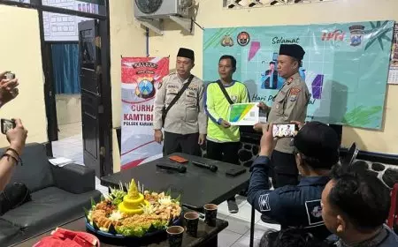 Polsek Singosari Beri Bantuan BPJS Ketenagakerjaan kepada 48 Supeltas 
