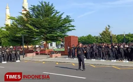 Jaga Integritas Pemilu, Bawaslu Majalengka Gelar Apel Siaga Pengawasan