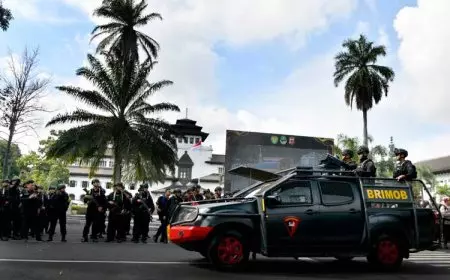 Bey Machmudin Lepas 19.750 Personel Gabungan Amankan Pencoblosan Pemilu 2024