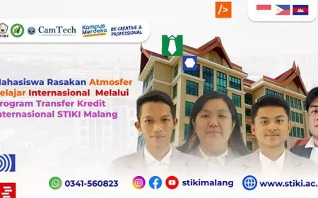 Mahasiswa Rasakan Atmosfer Belajar Internasional Kamboja Melalui Program Transfer Kredit Internasional STIKI Malang