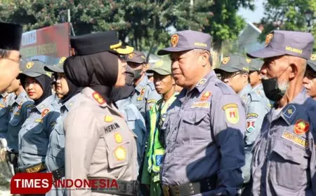 Polres Magelang Kota Gelar Apel Pergeseran Pasukan Pengamanan Pemilu 2024