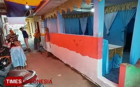 WC Umum di Gang Gunung Karikil Kota Tasikmalaya Disulap Menjadi TPS Pemilu 2024