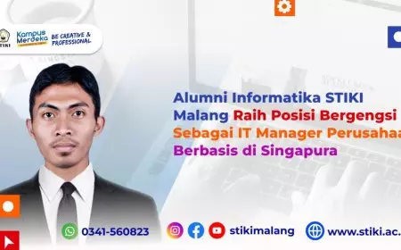 Alumni Informatika STIKI Malang Raih Posisi Bergengsi Sebagai IT Manager Perusahaan Berbasis di Singapura