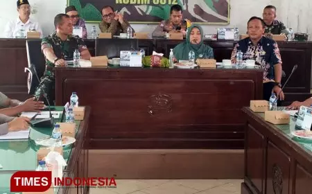 Dandim 0812 Lamongan Pimpin Rakor Kesiapan TMMD ke-119