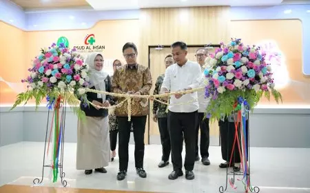 Bey Machmudin Dampingi Menkes Resmikan Layanan Rujukan Prioritas RSUD Al-Ihsan Jabar 