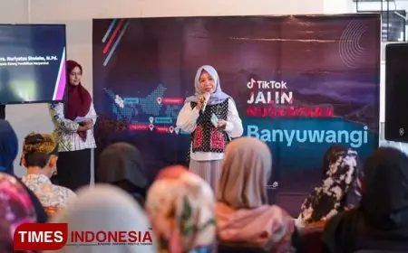 Pertajam Keterampilan Milenial di Banyuwangi, Dispendik Gandeng Tiktok