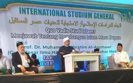 Menggambar Masa Depan Studi Islam, FAI Unisla Gelar International Stadium General
