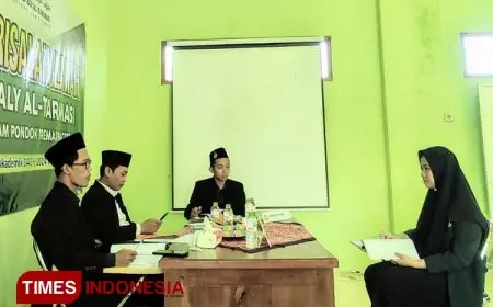 17 Mahasantri Ma'had Aly Al-Tarmasi Pacitan Sidang Skripsi, Bahas Fiqh dan Ushul Fiqh