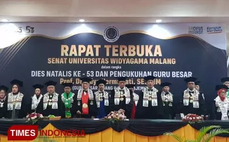 Kado Dies Natalis ke-53, UWG Malang Kukuhkan Gubes Baru Bidang Ilmu Manajemen