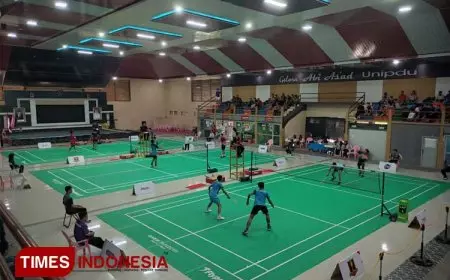 Badminton Unipdu Competition Lahirkan Juara Berkelas